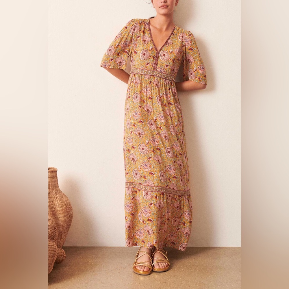 ba&sh Vally Maxi Dress NWOT - Yellow XS